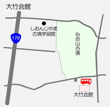 大竹会館の地図