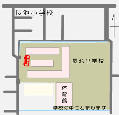 長池小学校の地図