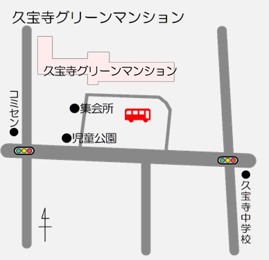 久宝寺グリーンマンションの地図